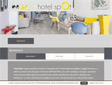 Tablet Screenshot of hotelspotvarazze.it